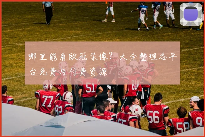 哪里能看欧冠录像？大全整理各平台免费与付费资源