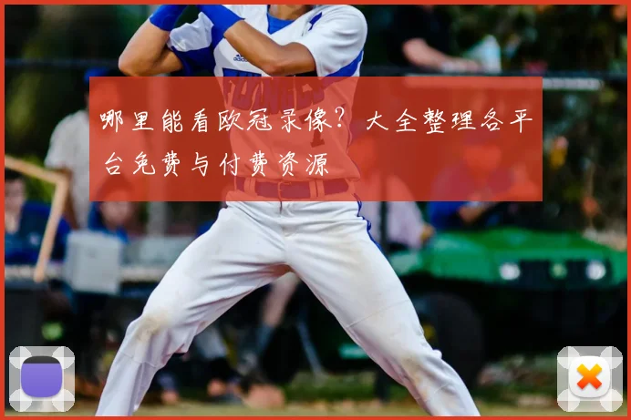 哪里能看欧冠录像？大全整理各平台免费与付费资源